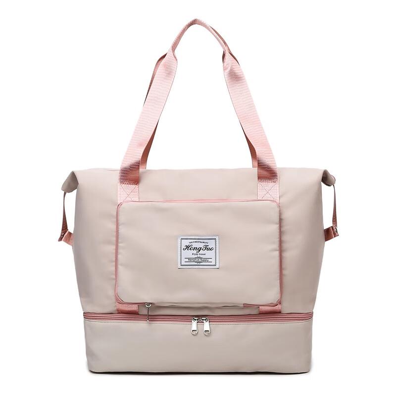 ZY Foldable Travel Duffle Bag with Wet Dry Separation