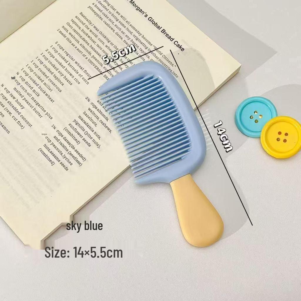 Portable Mini Ice Cream Hair Comb for Girls & Students