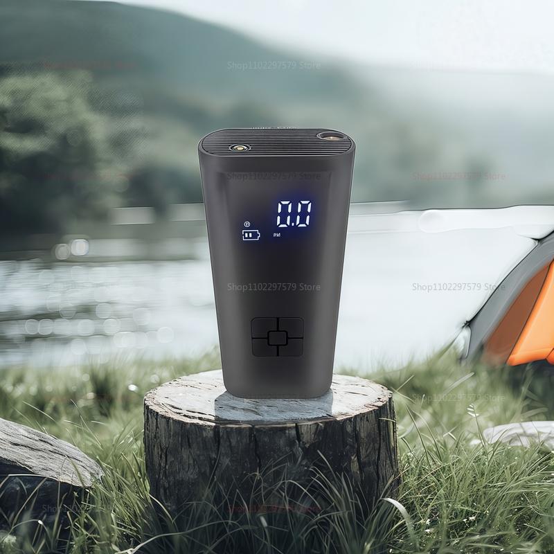 Portable Wireless Tire Inflator Pump for Car Motorcycle Bicycle Balls LCD Display Compact Electric Air Compressor