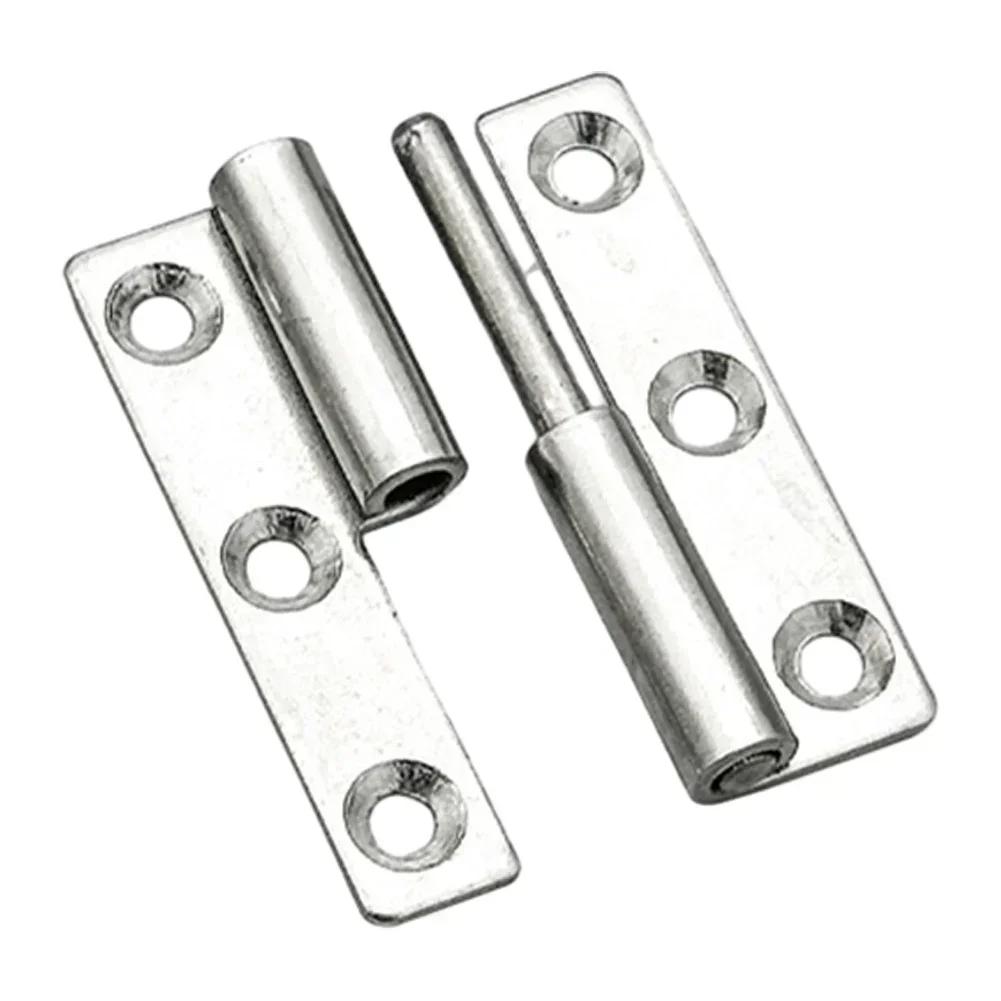 Lift Off Hinge Stainless Steel Flag Shape Detachable Hinge Removable Small Slip Joint Hinge Furniture Hardware Accessories