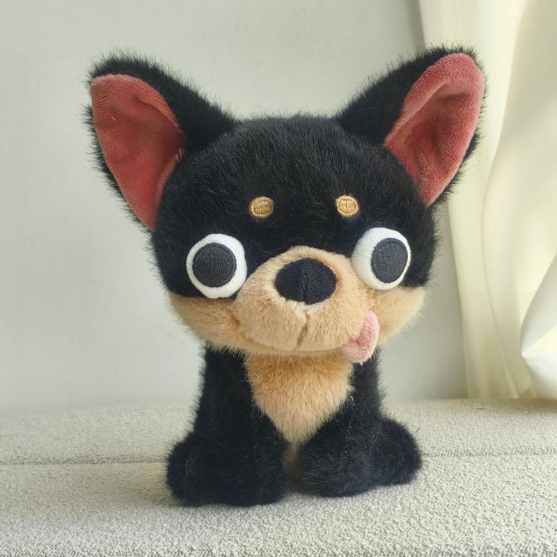 Soft Stuffed Animals Chihuahua Plush Toy Puppy Pet Stuffed Chihuahua Doll Realistic Kawaii Plush Chihuahua Kids Toy