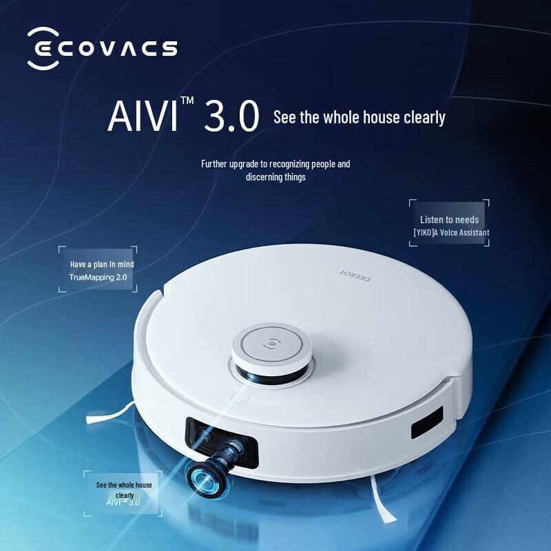 ECOVACS T10 TURBO Robot Vacuum and Mop CN plug (adapter included)