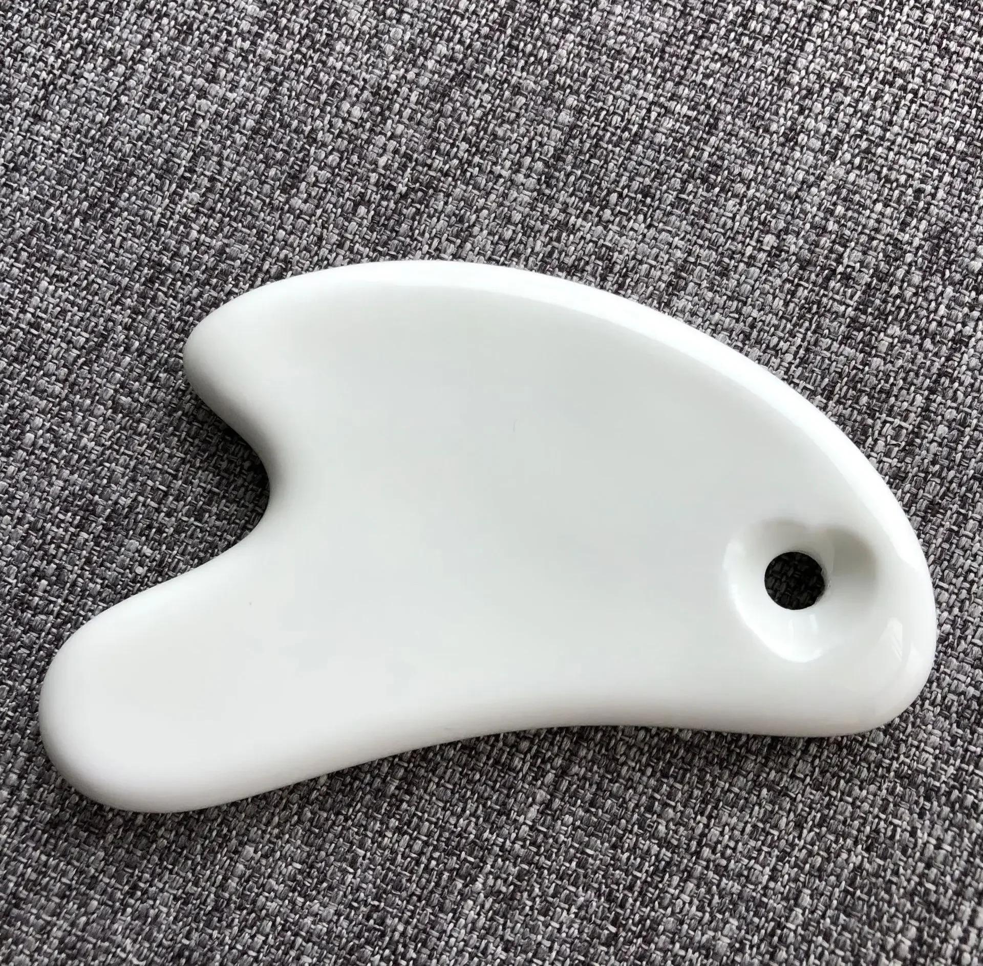 

Ceramics Guasha Scraping Facial Massage Scraper Face Massager Acupuncture Gua Sha Board Acupoint Face Eye Care SPA Massage Tools