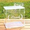 Acrylic Card Box for Wedding Reception Clear Card Box with Lock Gift Card Box Money Box Holder for Reception Anniversity