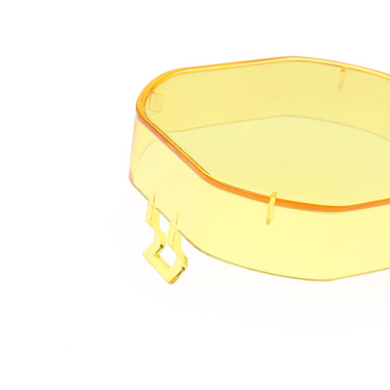 Led Work Light Cover Cube Cover Dustproof Yellow Black Lens Protection Cover For 40W Pods Fog Driving Lamp