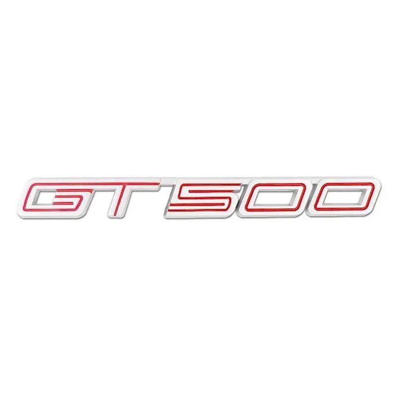 Metal Car Side Emblem Sticker Tail Trunk Badge Decal for GT GT350 GT500 S-helby Logo Fiesta Focus Mondeo Kuga Ranger M-ustang