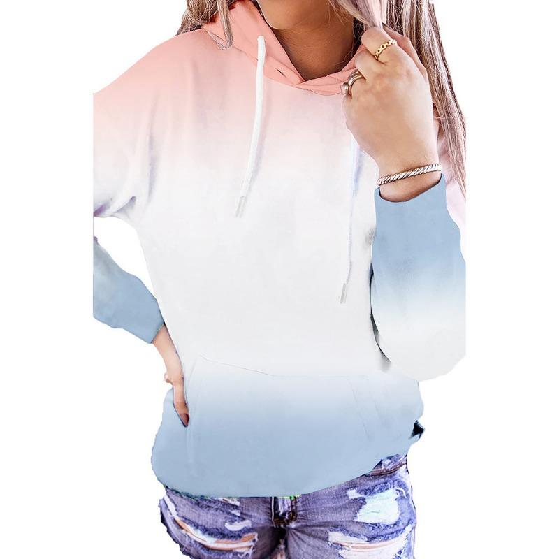 Градиентная смешивание 3D цифровая печать толстовка женская с капюшоном на Хэллоуин — фото 6