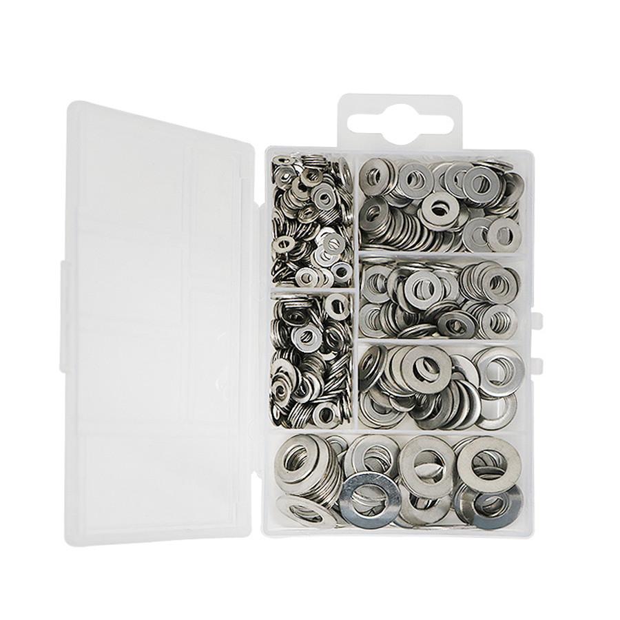 660x Mixed Metal Ultra-thin Flat Washer Gasket Anti-corrosion M3 M4 M5 M6 M8 M10