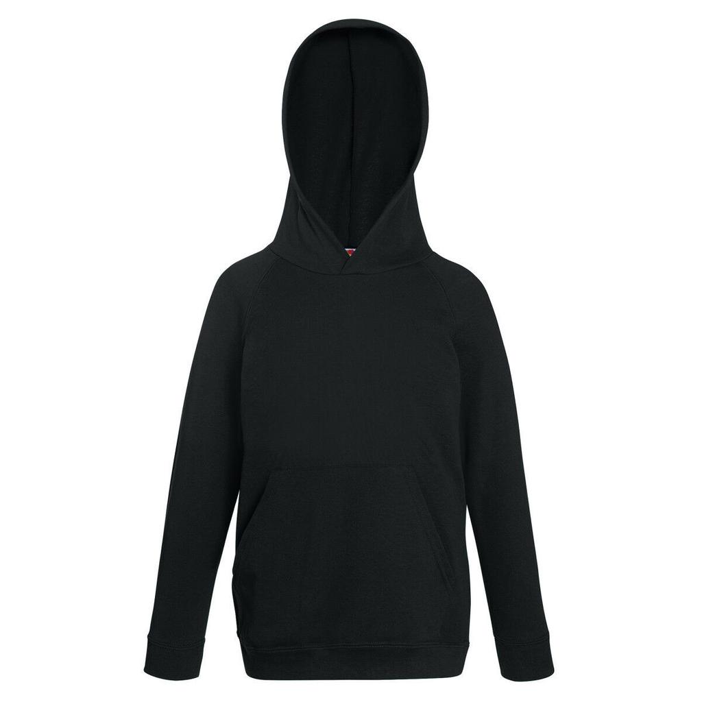 Fruit Of The Loom Felpa Con Cappuccio Unisex Bambini, Tinta Unita Blu Reale, Taglia 7-8 Anni (128 Cm)