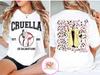 Twosided Villains Cruella Est 1961 Classic TShirt 101 Dalmatians Cruella Portrait Tee Disneyland Family Shirt