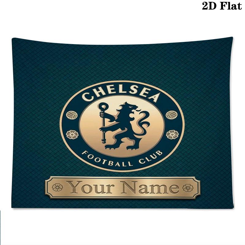Chelsea F Custom Name Wall Tapestry Aesthetic Wall Hanging Printed Fabric Blanket Decorative Tapestries for Bedroom Living Room Home Decor