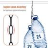 1 5pcs Stainless Steel Clothes Hanger Organizer Space-Saving Foldable Wardrobe Rack For Efficient Clothing Storage