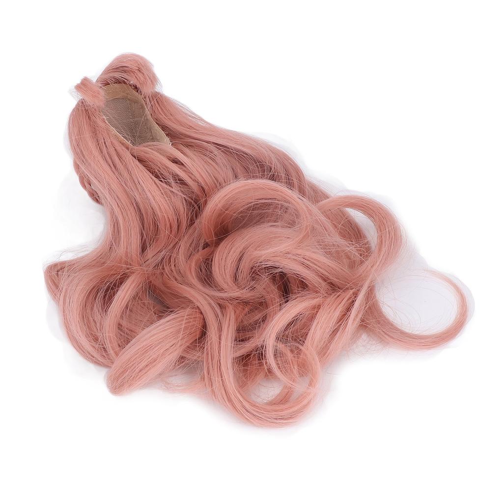 ES053 Doll Long Wig Soft Curly 8 to 9inch Doll Hair for Children Gift Children s Day Carrot Color