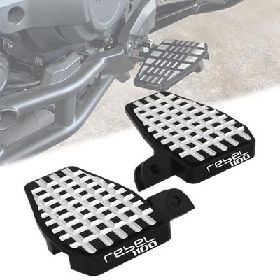 Pedales de clavijas anchas para motocicleta, reposapiés agrandado para Honda CMX1100 REBEL1100 CMX 1100 REBEL 1100