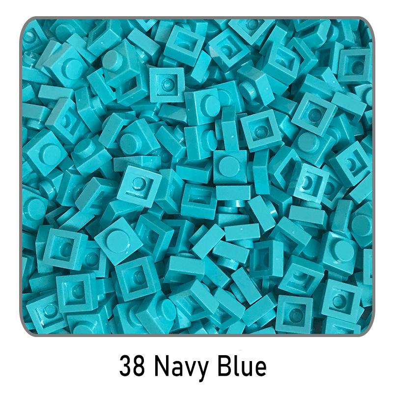 500Pcs Diy Pixel Art Building Blocks Thin Figures Bricks Compatible With 3024 1X1 Square Bricks Bulk Assemble Toys Gift For Chil