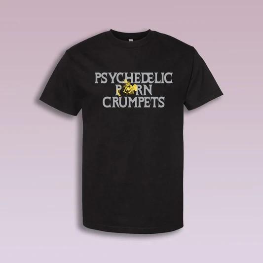 HOT! Psychedelic Porn Crumpets Black Cotton Shirt All size S-5XL BS1021 XL