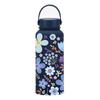 1L Outdoor Insulated Mug Creative Floral Insulated Bottle Drinkware Thermal Water Bottle  Household