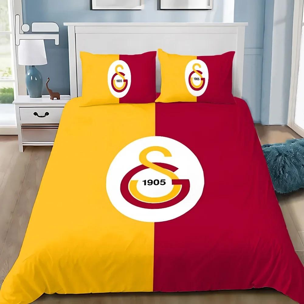 Fotbalový klub G-Galatasarays Povlečení Měkký přehoz s 1/2 povlaky na polštář Pro děti Dospělé Mikrovlákno Potah na přikrývku