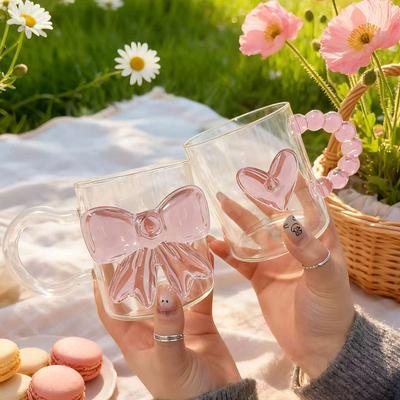 Rosa Rosetts Glas Kaffekopp Fruktjuiceglas