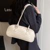 Boston Bag Large Capacity 2024 New Handbag Single Shoulder Bag Women's Versatile Pillow Bag Urban Minimalist Style
