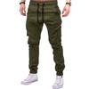 Fashion Men's Sport Color Bandage Casual Loose Sweatpants Drawstring Pant