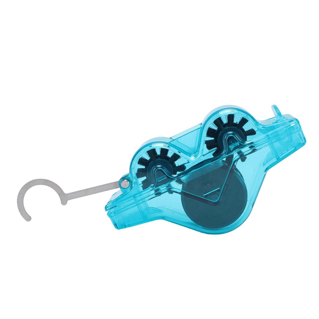 Bike Chain Cleaner Impact Resistance Handsfree Cycling Chain Scrubber for Mountain Bikes Road Bikes Blue