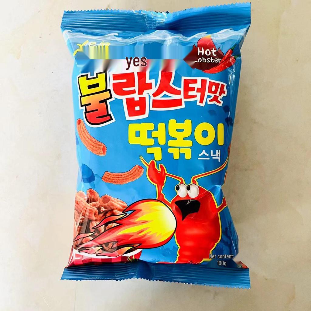 Snack Coreani Zero - Strisce di Torta di Riso Saltate Piccanti - 100g Sapore Dolce & Piccante