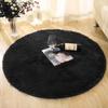 120cm Round Velvet Carpet Floor Rug Anti-Slip Pad Door Mat Indoor Bedside Decor