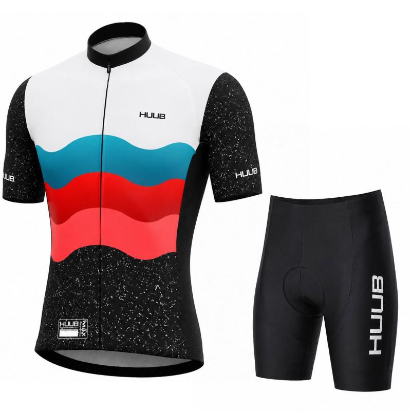 HUUB Team Cycling Jersey Short Sleeve Quick Dry Breathable Bike Shirt Road Mountain Biking Use