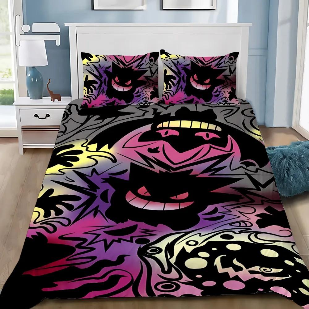 Bettbezug Kissenbezug Bettwäscheset Cartoon Böse Gengars Erwachsene Junge Mädchen Schlafzimmerdekoration Kindergeschenk Einzel Doppel Übergröße