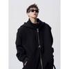 Mens Oversized Hooded Sweatshirt Lightweight Streetwear Unisex Casual Pullover With Ribbed Hem