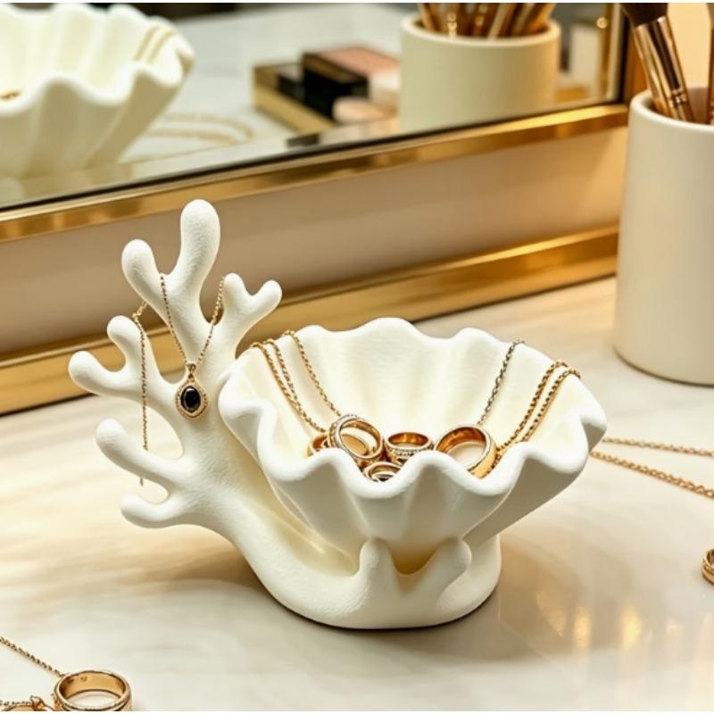 1 Stück Neuer Kreativer 3D-Druck Küstenkoralle und Harry Muschel Sukkulentenpflanze Blumentopf Schmuckschatulle Bastelartikel