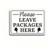 Package Delivery Aluminum Metal Sign Vintage Home Entrance Wall Decor Plaque