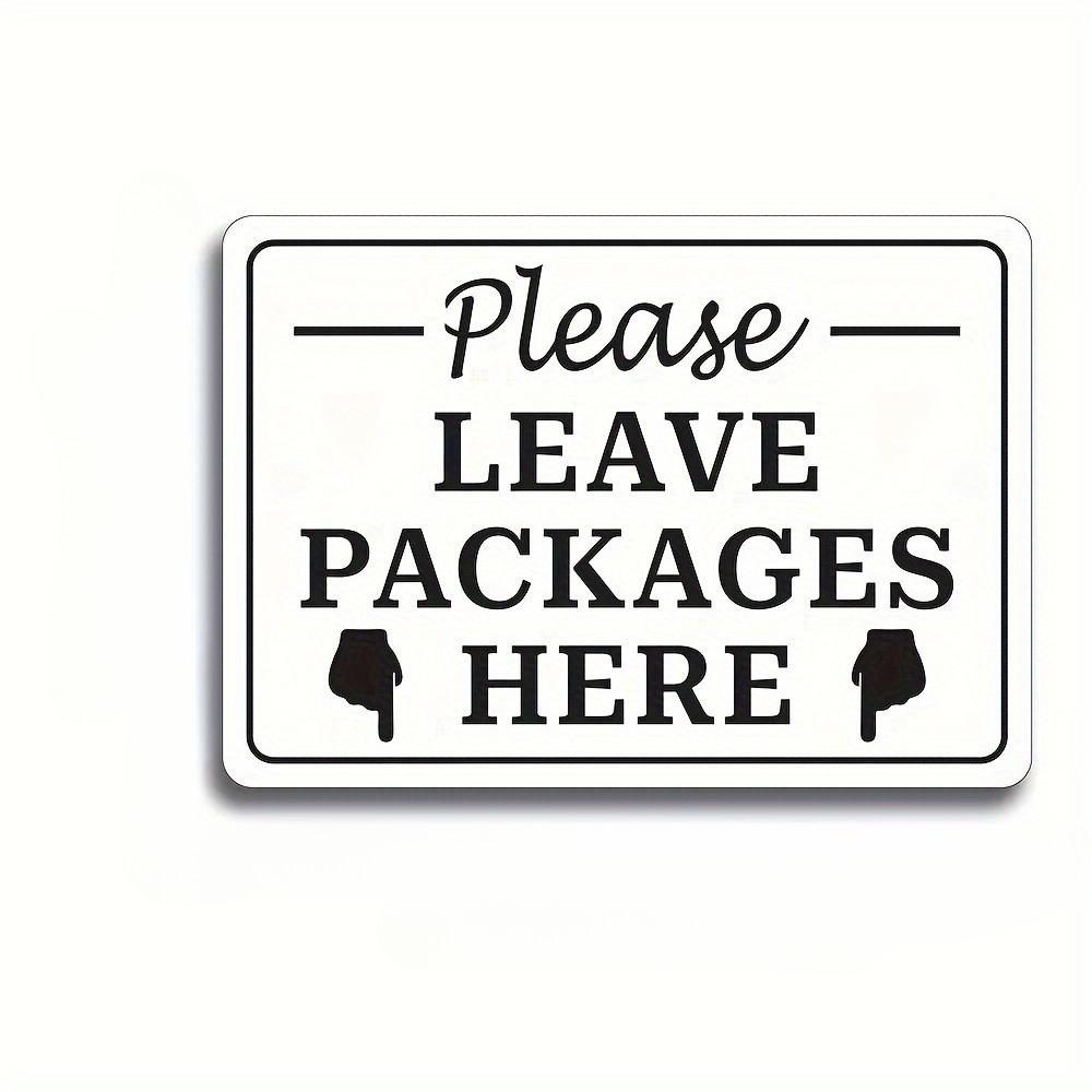 Package Delivery Aluminum Metal Sign Vintage Home Entrance Wall Decor Plaque