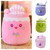 Ice Plush Toy Snow Milk Tea Cup Girl Bed Doll Accompany Present Gift Birthday