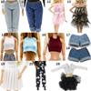 30Cm Doll Clothes Fashion Dress Sweatshirt Coats Tops Pants Vest Everyday Wear For 11.8 Doll Toys Girls Children Gifts