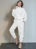 2025 Autumn/Winter Women's Fashion Loose Zipper Stand Collar Hoodie & Casual Two-Piece Set
