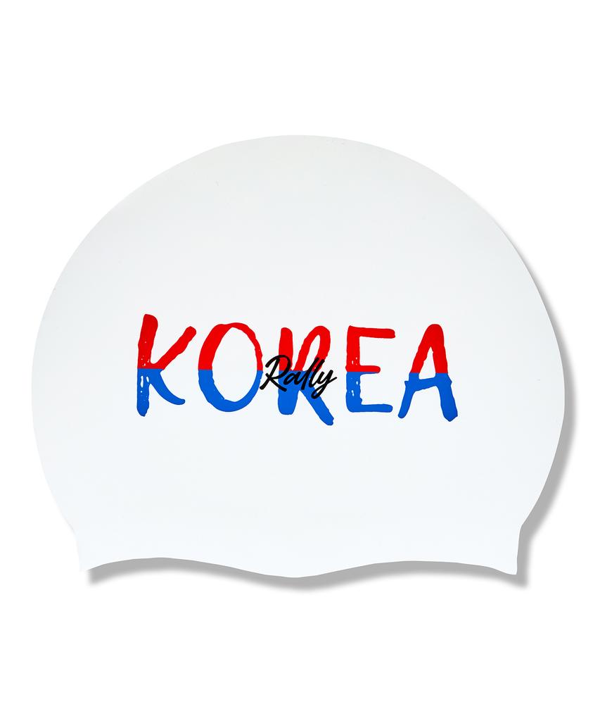Laelliseupocheu [Rruc504 Wht] Korea Silicone Swim Cap White