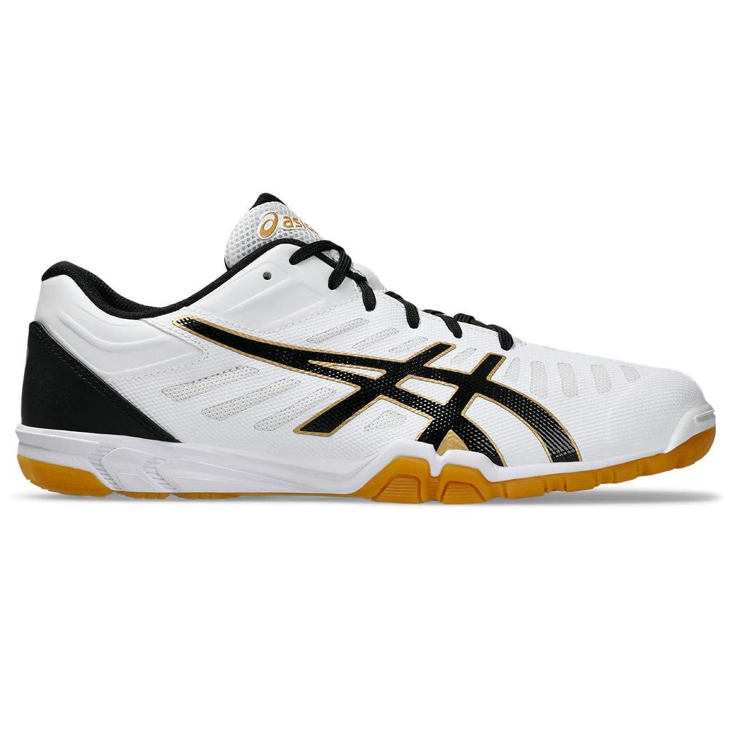 Asics ATTACK EXCOUNTER 2 Tischtennis-Schuhe 1073A002 Unisex Größe 104 cm 2E (Weiß schwarz) 23.5