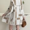Fashion Knit Cardigan Women Autumn Winter Thick Faux Mink Fur Coat No Pilling Soft