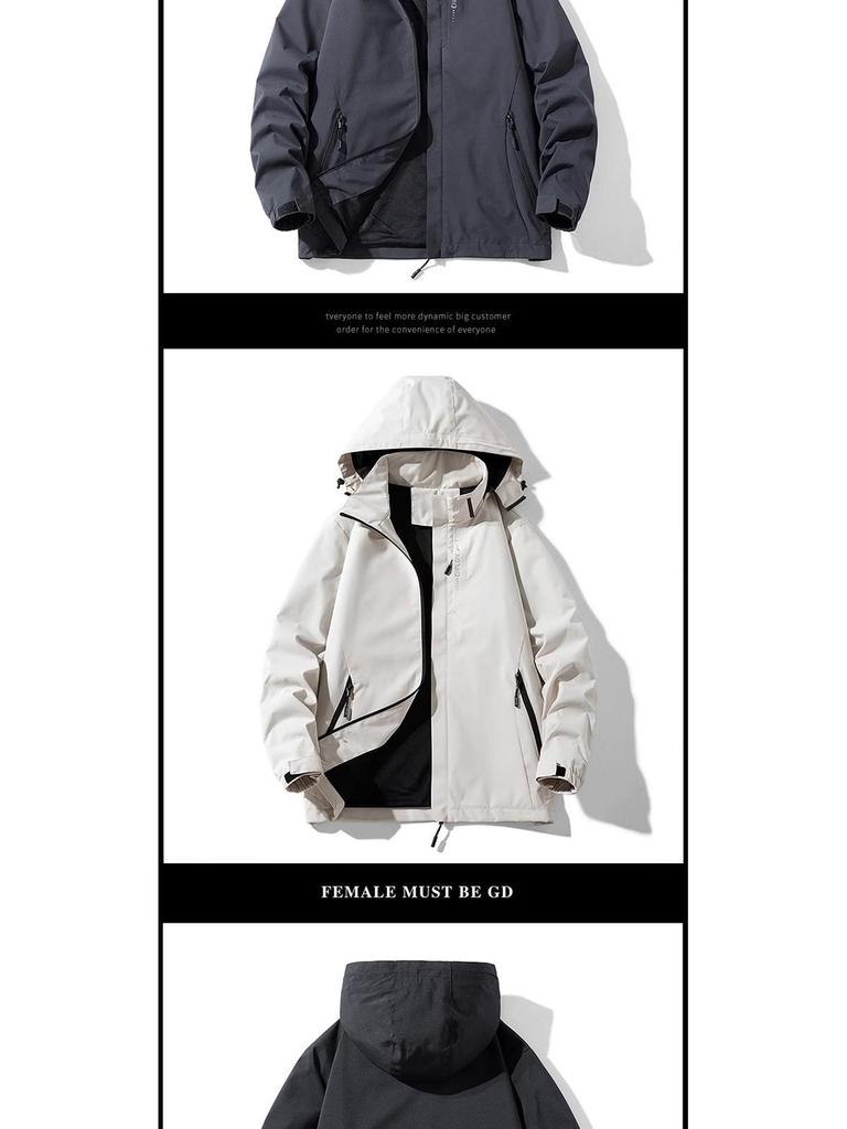 Men's Autumn 2024 Trendy American Functional Outdoor Windbreaker Jacket