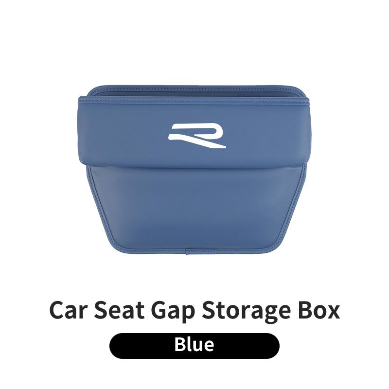 Car Trapezoidal Seat Gap Organizer HH645 PU Leather Storage Box Auto Accessories For VW R Scirocco Jetta Beetle Golf GTI Polo Tiguan