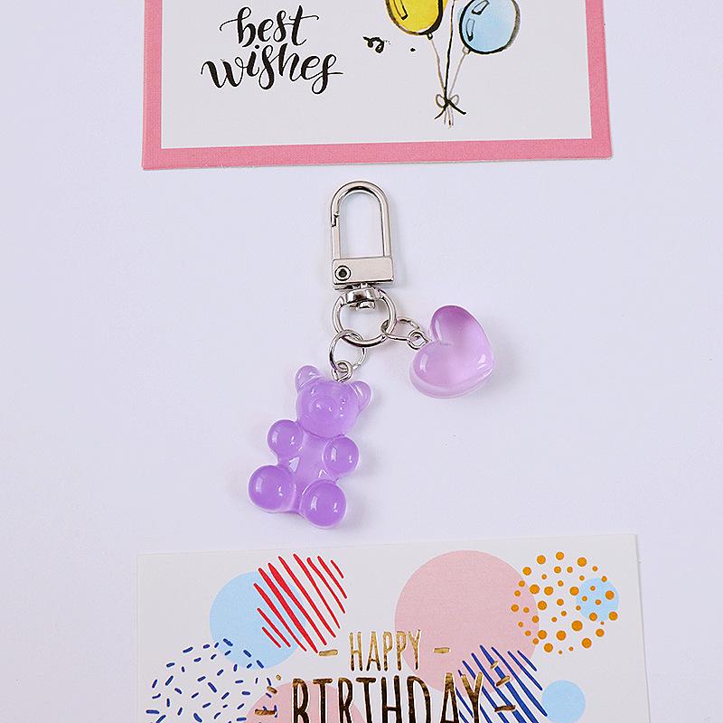 Набор для изготовления своими руками брелоков-мишек из эпоксидной смолы для украшений, сережек и брелоков