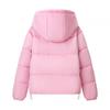 Vintage Style Cotton Puffer Jacket Women Loose Fit Round Neck Long Sleeve Printed Casual Coat