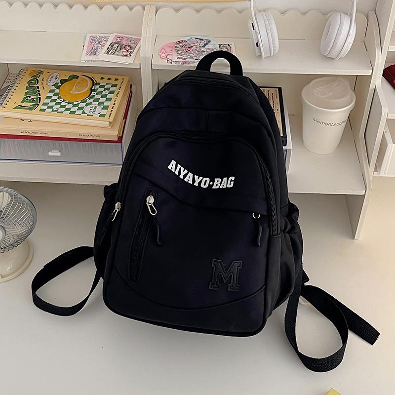 

Dopamine Color Block Children s Spring Backpack – Sweet and Stylish for Study Tours Single Bag чёрный