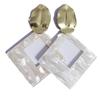 High-End Geometric Stud Earrings for Women - Spring/Summer Collection