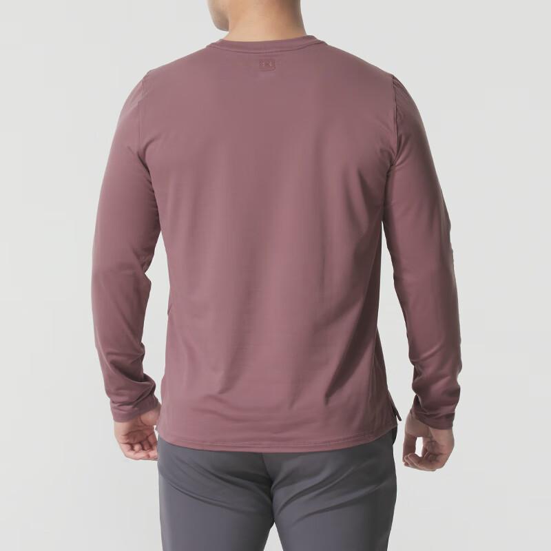 Under Armour Loose Solid Color Crew Neck Pullover Long Sleeve T-Shirt Men Tops 1386975-651