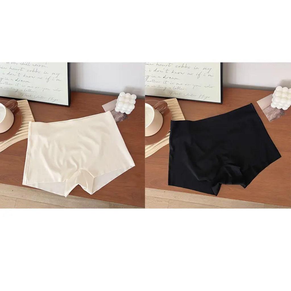 Seamless Ultra-Thin Safety Boxer Briefs: Cool, Quick-Dry, Anti-Exposure Foundation Panties