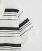 STCO Diems Ice Touch Striped Short Sleeve Knit_White (Classic Fit)_Dktxb15Ctw