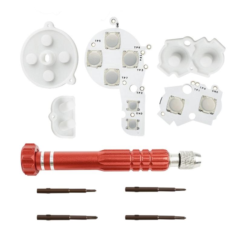 Membrane Button for Game Console Replacement Tactile Upgrade Modification Button Repairing Parts Membrane Button Kit